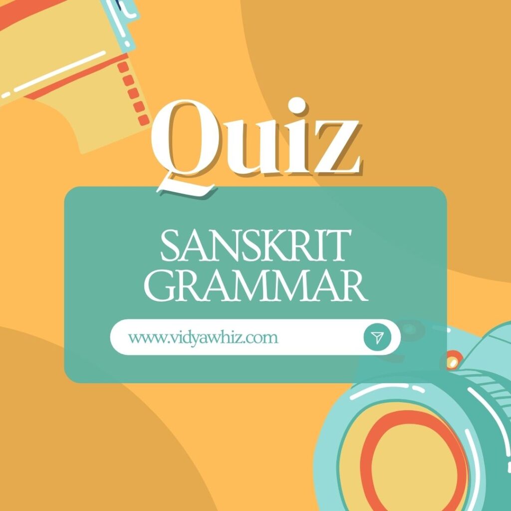 Important MCQ's on Sanskrit Grammar Topics